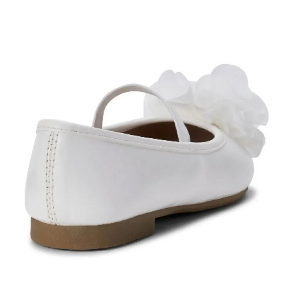 Baby Toddler Girls Flower Ballet Dress Flat Shoes Size 7